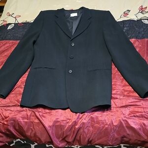 Armani Collezioni Black Pantsuit Elegant Formal Wear